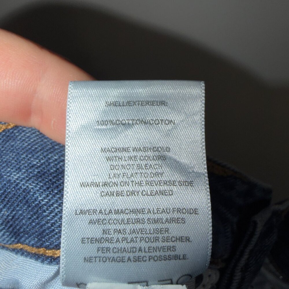 Vigoss Royce Straight Leg Denim Women's Size 26 Distressed Medium Wash - Picture 7 of 8